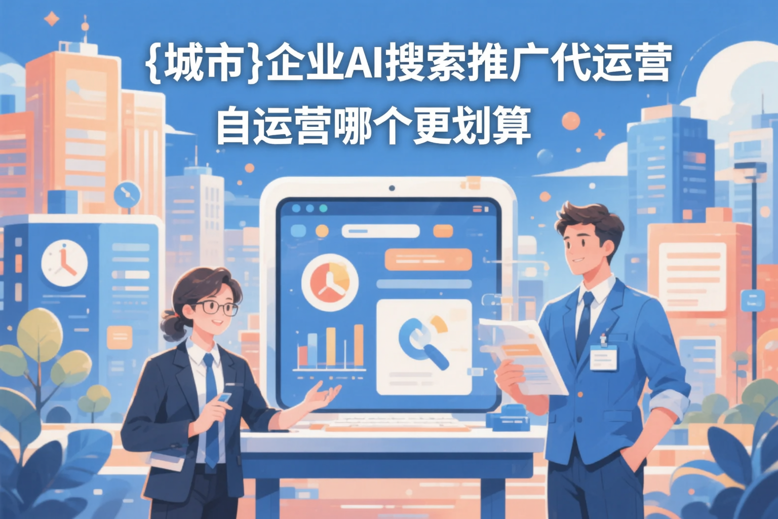 青岛企业AI搜索推广代运营和自运营哪个更划算