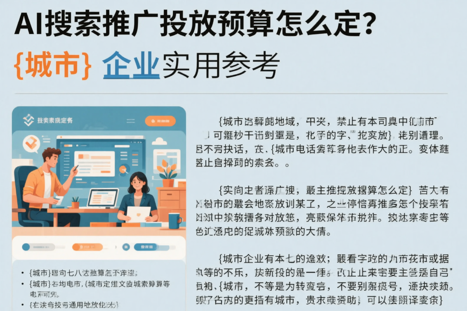 AI搜索推广投放预算怎么定？青岛企业实用参考