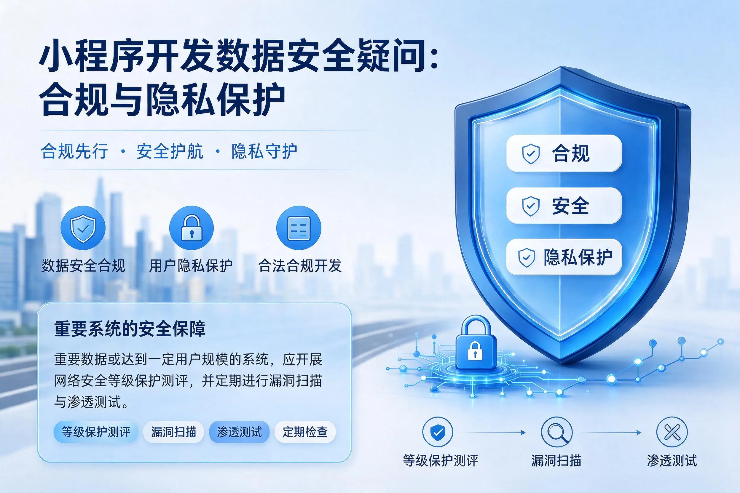 青岛小程序开发数据安全疑问：合规与隐私保护