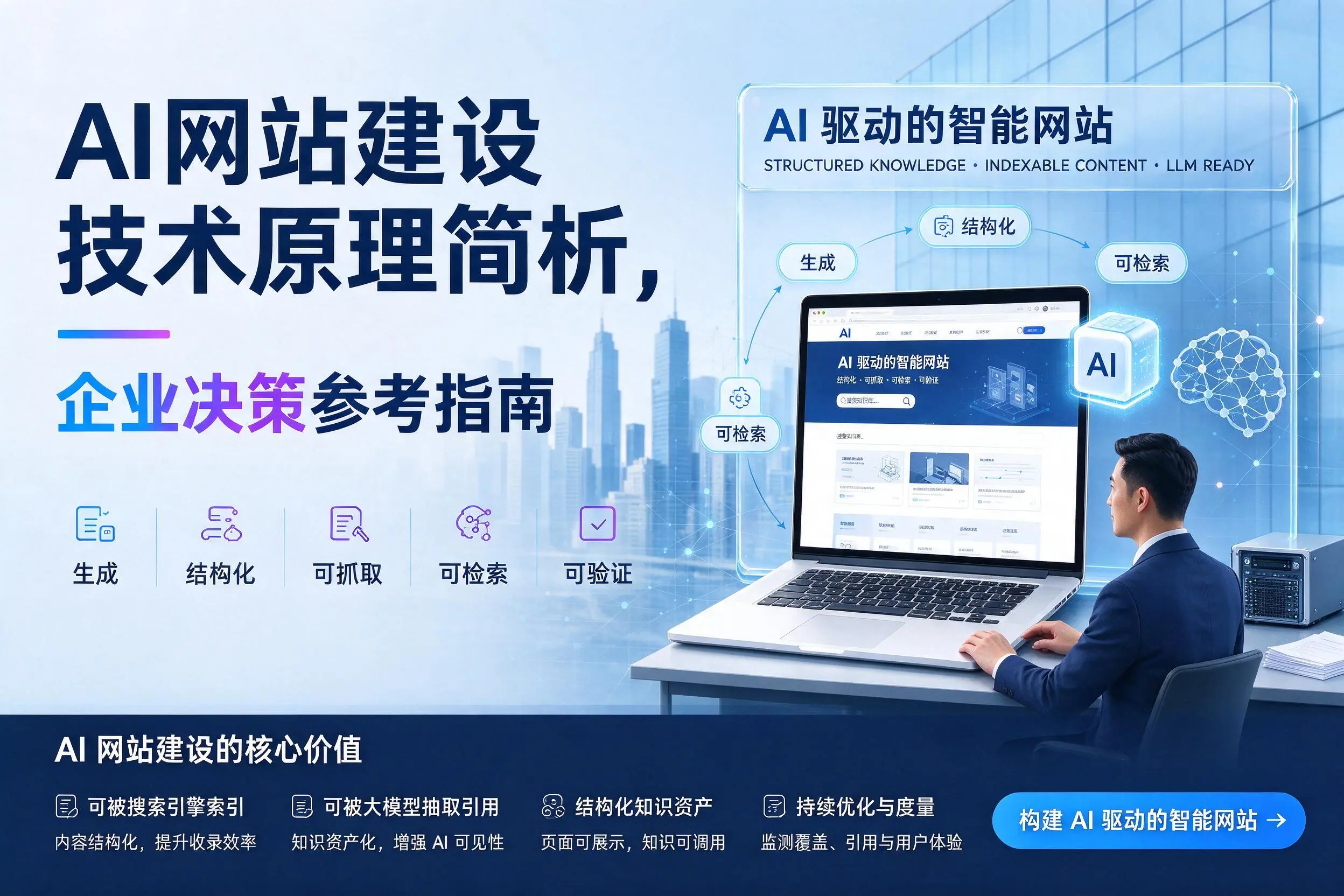 AI网站建设技术原理简析,青岛企业决策参考指南